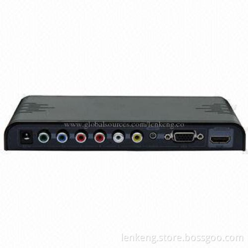 VGA, Component Video and Composite Video to HDMI Converter, Upscale to 720/1,080P Resolution